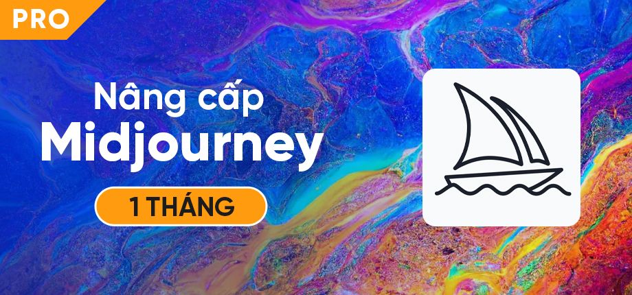 Nâng cấp Midjourney Pro 60$ (1 tháng)